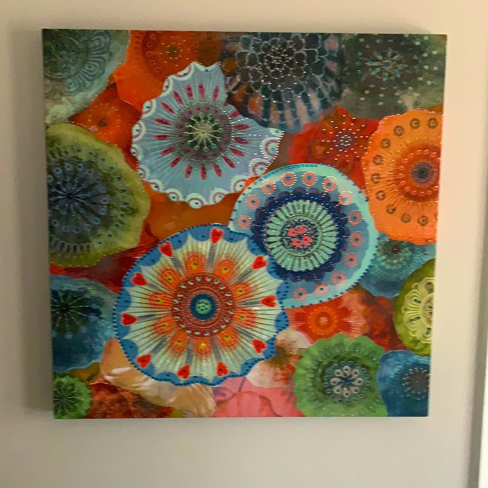 Beautiful wall art, 31 1/2 “ by 31 1/2”